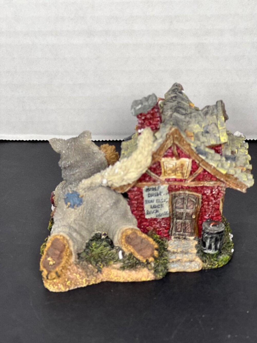 Boyds Bears #2456, Huff P. Wolf With Bacon, Porkchop & Hamlet. Used.